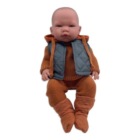 Varme strikbukser - rust - 4