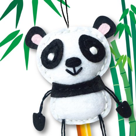 Sy din egen blyantstop – panda