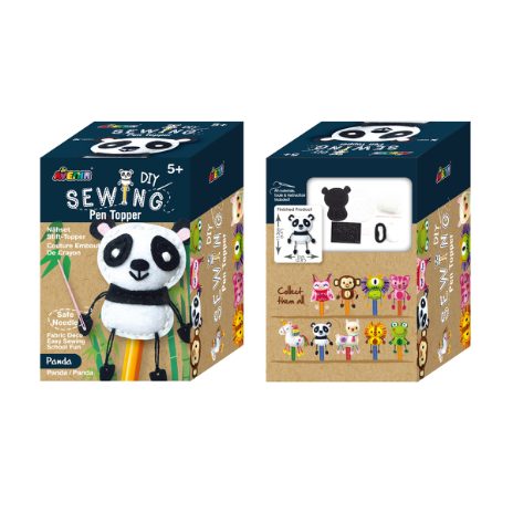 Sy din egen blyantstop – panda - 3