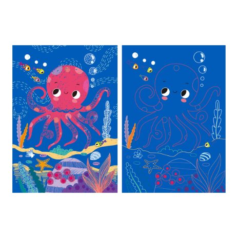 A5 scratchbog - en tur i havet  - 5