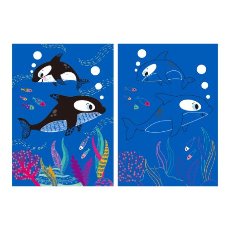 A5 scratchbog - en tur i havet  - 6