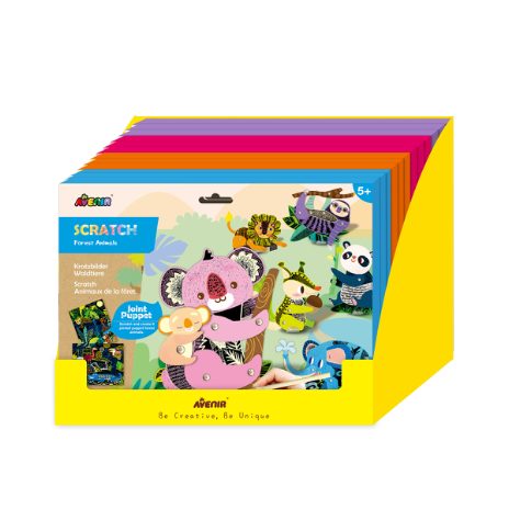 Display til scratchaktivitet med leddukker