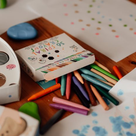 Spiralformede farvekridt - 36 styk  - 1