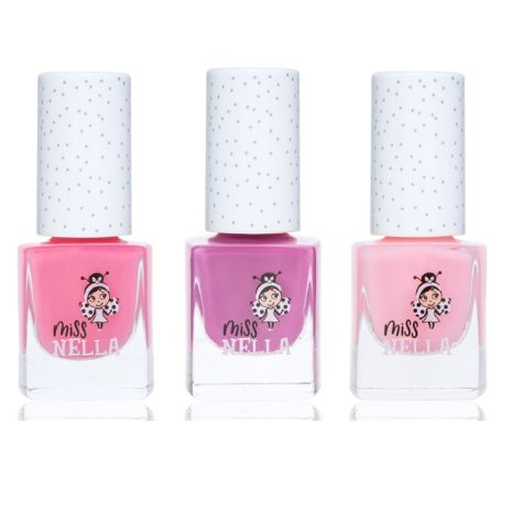 Tre-pak magisk neglelak – pastelfarver
